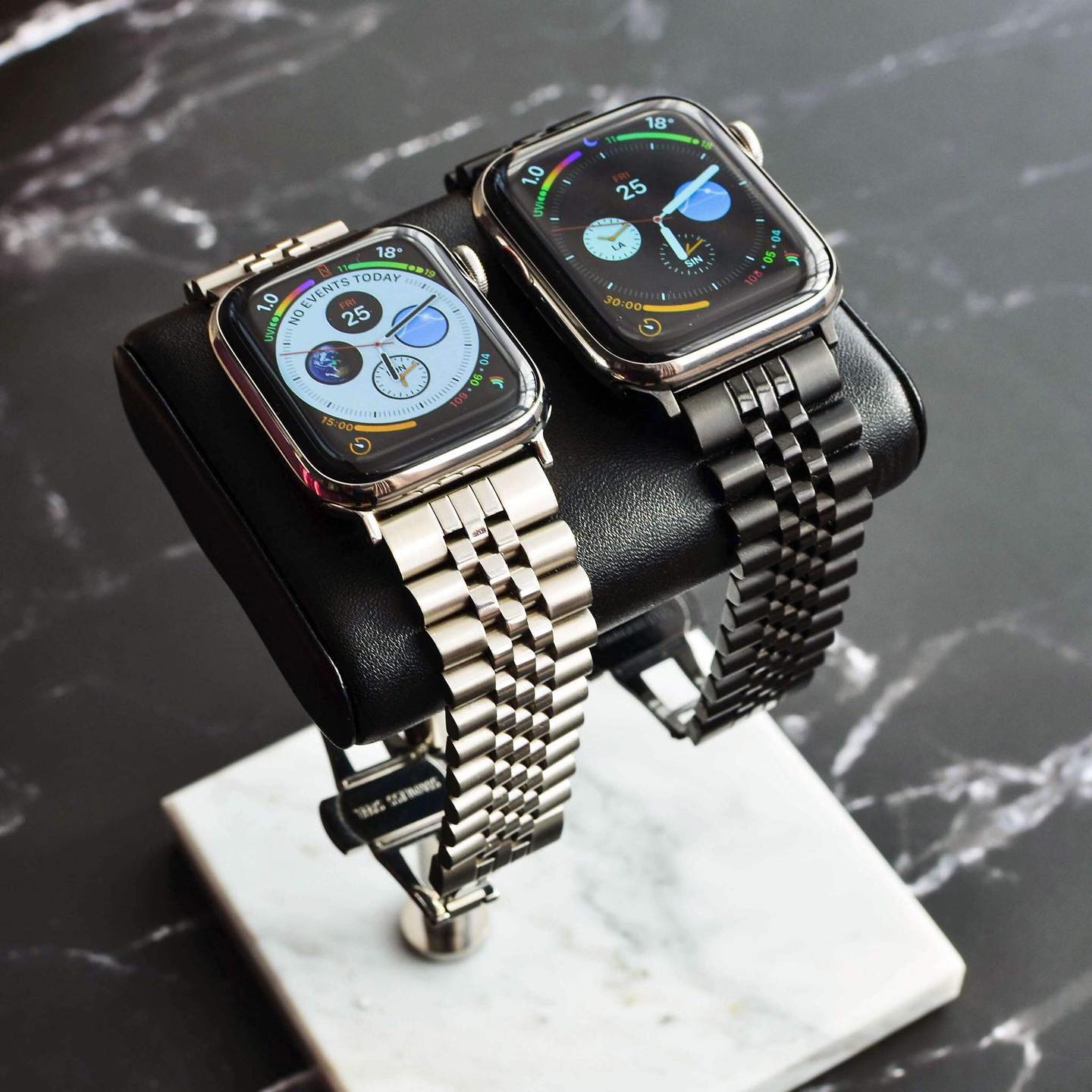 Jubilee Apple Watch Strap - Black
