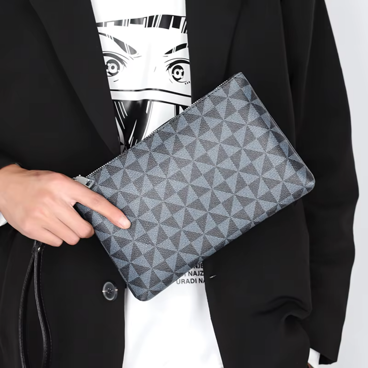 Ballerr Noir Monogram Pouch