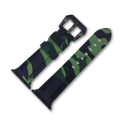 Green Camo Apple Watch Strap