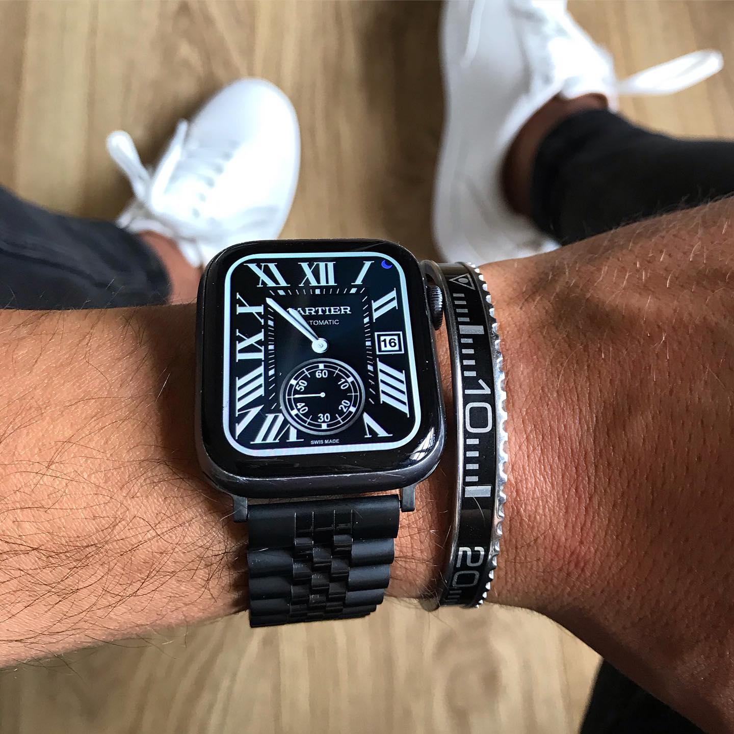 Jubilee Apple Watch Strap - Black