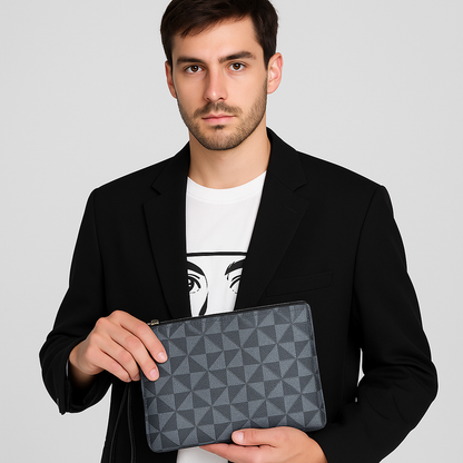 Ballerr Noir Monogram Pouch