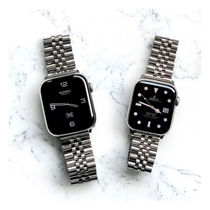 Jubilee Apple Watch Strap - Silver