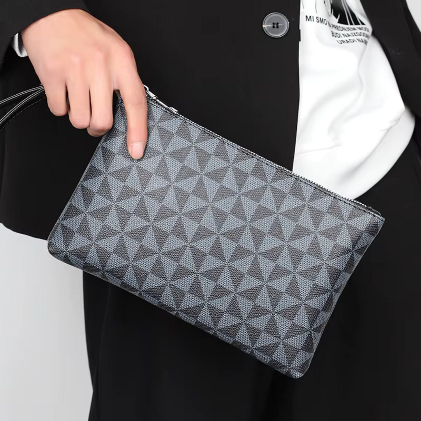 Ballerr Noir Monogram Pouch