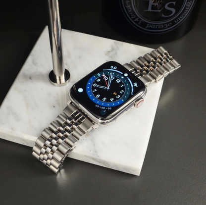 Jubilee Apple Watch Strap - Silver