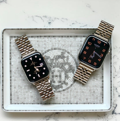 Jubilee Apple Watch Strap - Silver